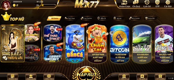 Hệ thống trò chơi đỉnh cao có tại max77.vin