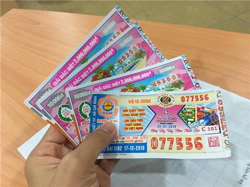 Cơ cấu giải thưởng vé số kiến thiết khu vực miền Nam