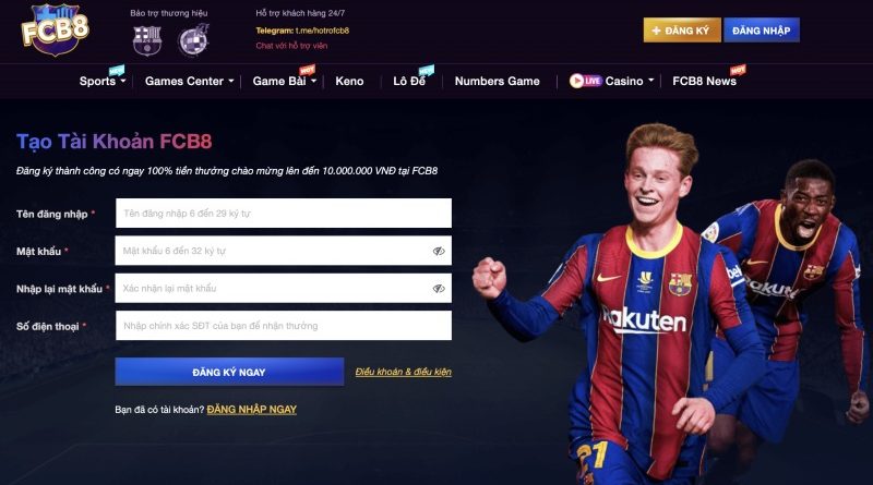 Đăng ký FC88 – Hướng dẫn tạo tài khoản nhanh chóng